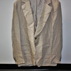 Emporio Armani blazer linen cotton blend